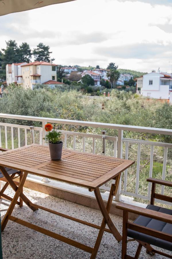 Laonikos Apartment Polychrono Villas Beach Bar Eksteriør bilde